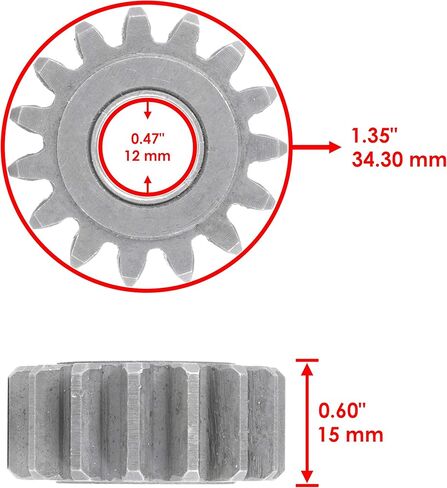 Caltric Starter Torque Limit Gear Kit compatible with Polaris RZR XP 900 2011 2012 6230478 1204294 in Saudi Arabia