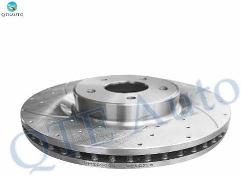 PM Auto Front 320mm Drilled Slotted Brake Disc Rotors Replacement For 2013-2015 2017 Nissan Pathfinder in Saudi Arabia