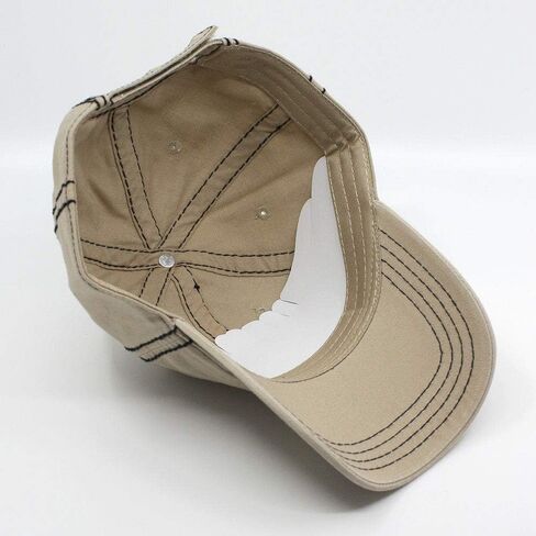 Clasic Blank Heavy Stitch Cotton Dad Hat – Adjustable Everyday Baseball Cap, Classic Twill Casual Hat for Men & Women in Kuwait