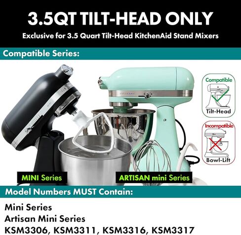 Heavy Duty Whisk Attachment for KitchenAid 7-8QT Bowl-Lift Stand Mixers- Extra Thick Stainless Steel Wire Whip for Fast Whipping, Perfect for Large Batches, Dishwasher Safe in Kuwait