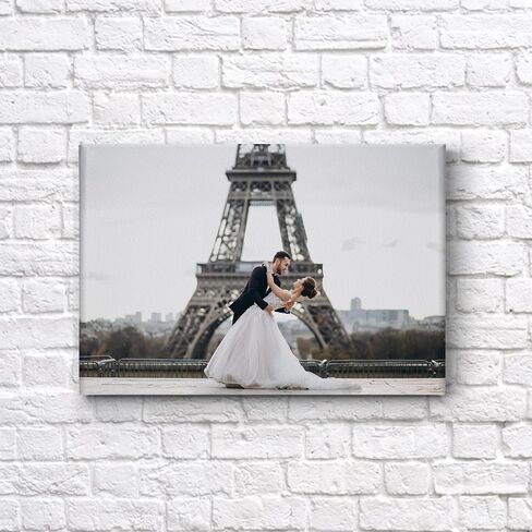 Buy4Wall - مطبوعات قماشية مخصصة مع صورك، مطبوعات صور قماشية مخصصة، صور ديكور حائط مخصصة - 8 بوصة × 12 بوصة in Saudi Arabia