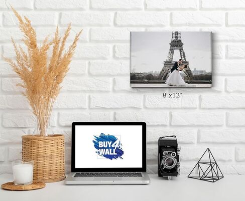 Buy4Wall - مطبوعات قماشية مخصصة مع صورك، مطبوعات صور قماشية مخصصة، صور ديكور حائط مخصصة - 8 بوصة × 12 بوصة in Saudi Arabia