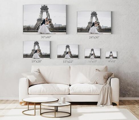 Buy4Wall - مطبوعات قماشية مخصصة مع صورك، مطبوعات صور قماشية مخصصة، صور ديكور حائط مخصصة - 8 بوصة × 12 بوصة in Saudi Arabia
