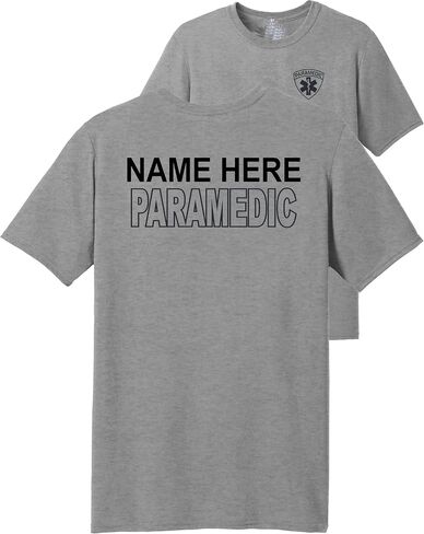 Custom Paramedic T-Shirt Emergency Medical Personalized in Saudi Arabia