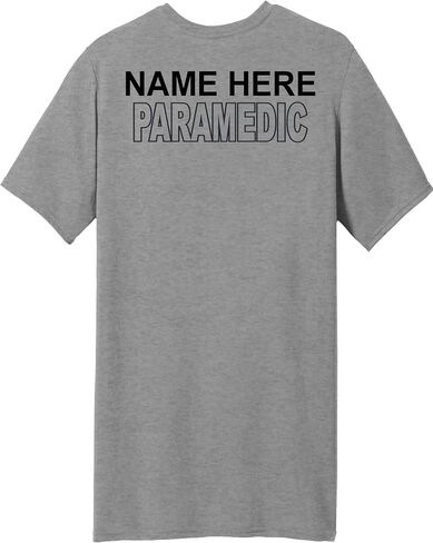 Custom Paramedic T-Shirt Emergency Medical Personalized in Saudi Arabia