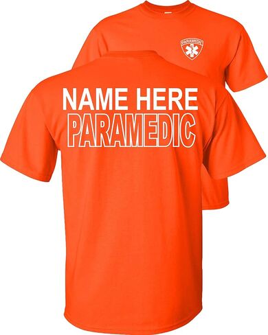 Custom Paramedic T-Shirt Emergency Medical Personalized in Saudi Arabia