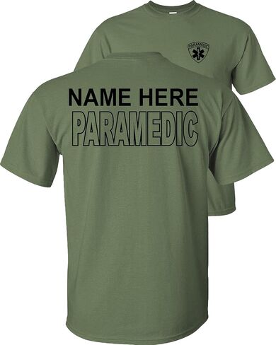 Custom Paramedic T-Shirt Emergency Medical Personalized in Saudi Arabia