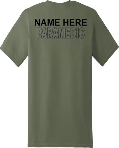 Custom Paramedic T-Shirt Emergency Medical Personalized in Saudi Arabia