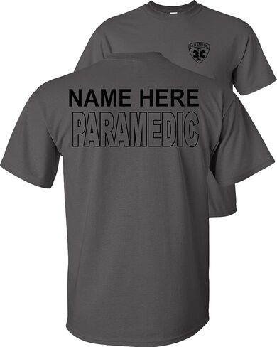 Custom Paramedic T-Shirt Emergency Medical Personalized in Saudi Arabia