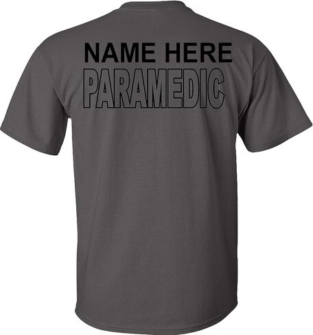 Custom Paramedic T-Shirt Emergency Medical Personalized in Saudi Arabia