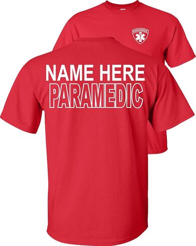 Custom Paramedic T-Shirt Emergency Medical Personalized in Saudi Arabia