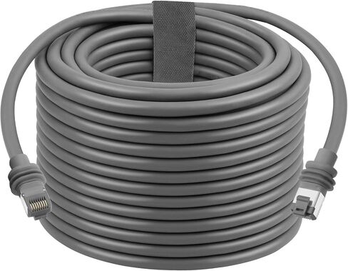 XRDS -RF Starlink Gen 3 Ethernet Cable 100FT, 26AWG Pure Copper Core Starlink Cable CAT6 Network Cable with Double Shielding – Compatible with Starlink Gen 3 Dish and Gen 3 Router in Kuwait
