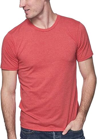 Go2 Men's Soft Blend Short Sleeve T-Shirt, Made in USA in Saudi Arabia