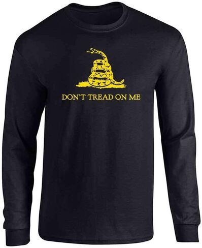 تي شيرت مطبوع عليه Pop Threads Dont Tread On Me Gadsden Flag Rattlesnake USA Revolution جرافيك تي شيرت للرجال in Kuwait