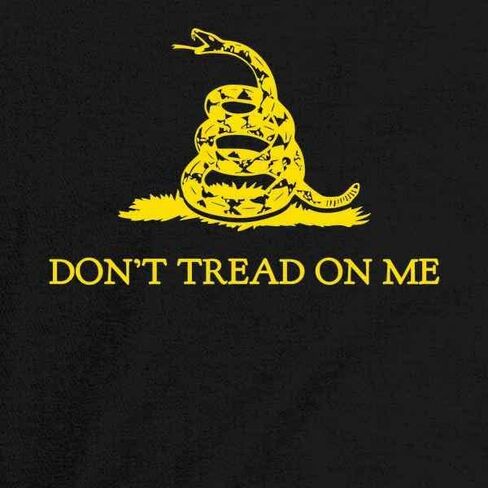 تي شيرت مطبوع عليه Pop Threads Dont Tread On Me Gadsden Flag Rattlesnake USA Revolution جرافيك تي شيرت للرجال in Kuwait