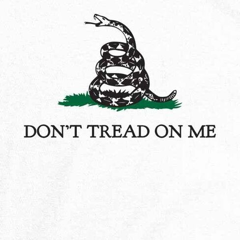 تي شيرت مطبوع عليه Pop Threads Dont Tread On Me Gadsden Flag Rattlesnake USA Revolution جرافيك تي شيرت للرجال in Kuwait