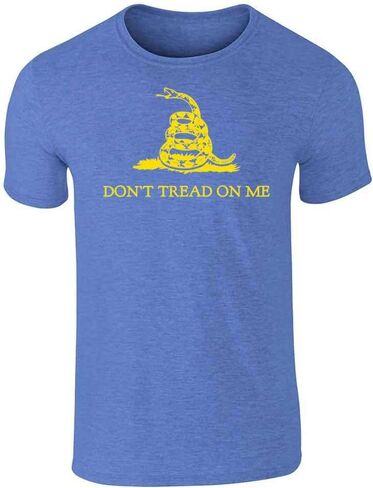تي شيرت مطبوع عليه Pop Threads Dont Tread On Me Gadsden Flag Rattlesnake USA Revolution جرافيك تي شيرت للرجال in Kuwait