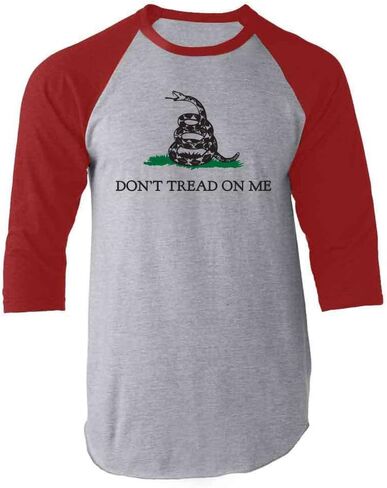 تي شيرت مطبوع عليه Pop Threads Dont Tread On Me Gadsden Flag Rattlesnake USA Revolution جرافيك تي شيرت للرجال in Kuwait