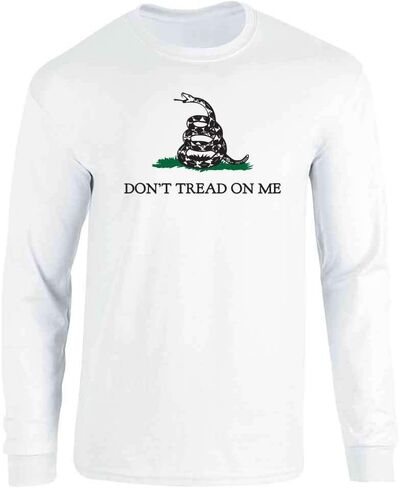 تي شيرت مطبوع عليه Pop Threads Dont Tread On Me Gadsden Flag Rattlesnake USA Revolution جرافيك تي شيرت للرجال in Kuwait
