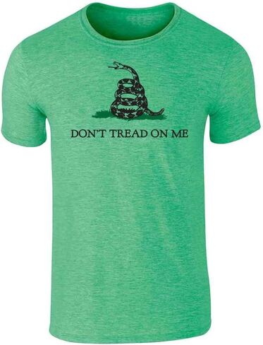 تي شيرت مطبوع عليه Pop Threads Dont Tread On Me Gadsden Flag Rattlesnake USA Revolution جرافيك تي شيرت للرجال in Kuwait
