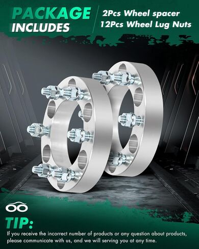 SCITOO 2Pcs Wheel Spacers 1.25 inch 6x5.5 Bore 108mm Studs 12x1.5 6 Lug Wheel Spacers Adapters Fit for for Toyota for Tacoma for Toyota for 4Runner for Toyota for Tundra for Toyota in Saudi Arabia
