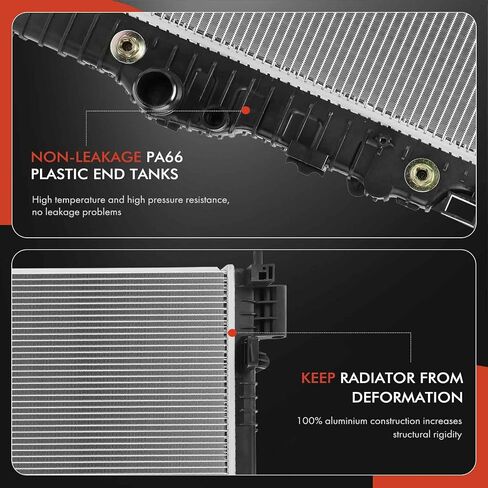 A-Premium Engine Coolant Radiator Assembly with Transmission Oil Cooler Compatible with Chevrolet Trax 2013-2020 1.4L in Saudi Arabia