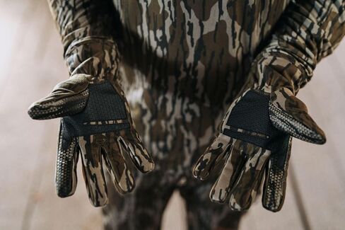 قفازات Muddy Outdoors الرجالية المقاومة للرياح TRX Mossy Oak Bottomland مقاس كبير in Saudi Arabia