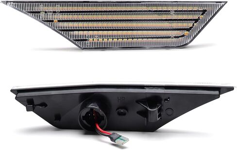 iJDMTOY Clear Lens White Full LED Front Side Marker Light Kit Compatible With 2016-2021 Honda Civic, Powered by 90-SMD LED, Replace OEM Sidemarker Lamps in Saudi Arabia