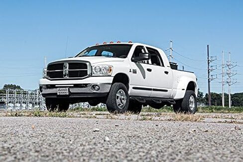 طقم مصد شريط إضاءة LED بصف واحد مقاس 20 بوصة من Rough Country لـ Ram 2500/3500 (2003-2018) in Saudi Arabia
