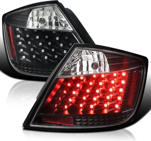 SPEC-D TUNING Black LED Tail Lights Compatible with 2004-2010 Scion tC, Left + Right Pair Assembly in Saudi Arabia