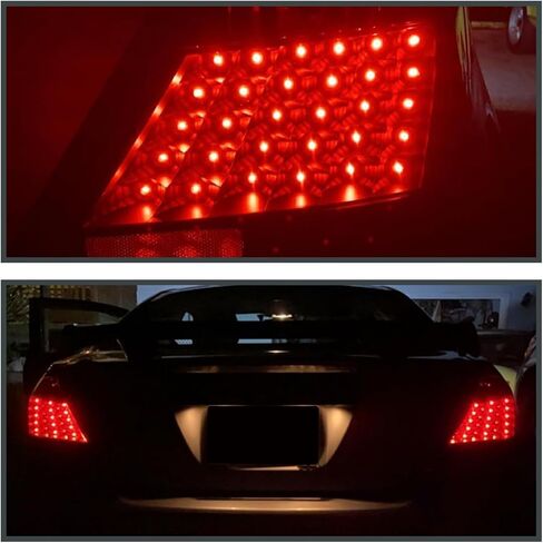 SPEC-D TUNING Black LED Tail Lights Compatible with 2004-2010 Scion tC, Left + Right Pair Assembly in Saudi Arabia
