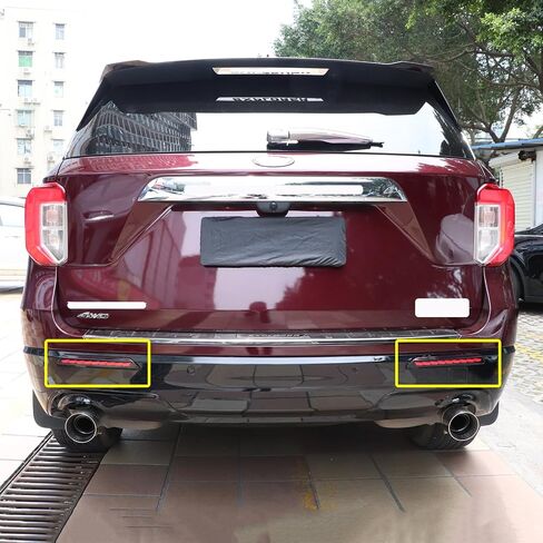 أضواء عاكسات المصد الخلفي LED مناسبة لـ 2020-2023 Ford Explorer مع فرامل LED / القيادة / مصابيح الضباب لإشارة الانعطاف المتتابعة عدسة الدخان in Kuwait