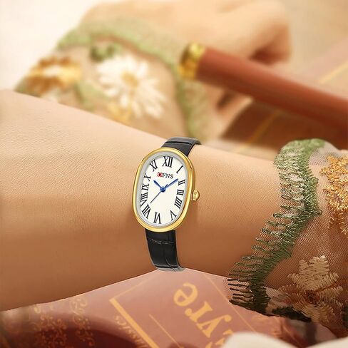 BESTKANG Exquisite Watches for Women Easy Reader Watch Fashion Oval Ultrathin Waterproof Ladies Wrist Watch in Kuwait
