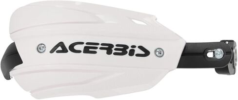 Acerbis أبيض/أسود بلاستيك التحمل X واقيات اليد (2980461035) in Saudi Arabia