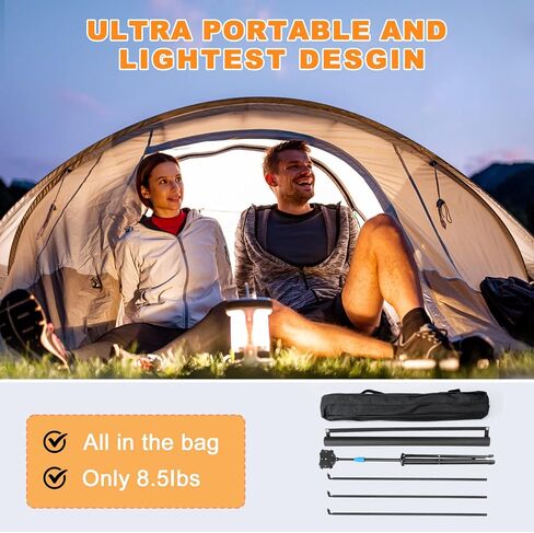 Projector Screen with Stand, 80 Inch Portable Projector Screen Outdoor Indoor, 1.5 Gain ALR Projection Screen, Anti Light, 4K Ultra HD 16:9 Outdoor Movie PVC Screen for Movie Night (Grey Screen) in Kuwait