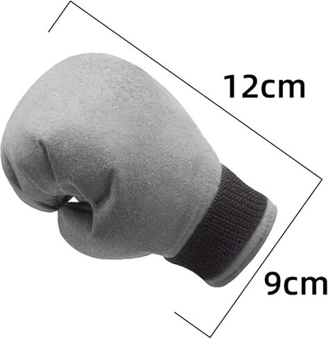 Soft Car Gear Shift Cover - Stylish And, Light Gray in Kuwait