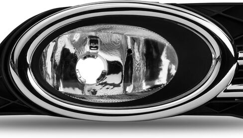 AKKON - لسيارة Honda Odyssey RL5 14-17 من الكروم الشفاف مجموعة مصابيح الضباب للقيادة مع مفتاح + حزام + مصابيح in Saudi Arabia