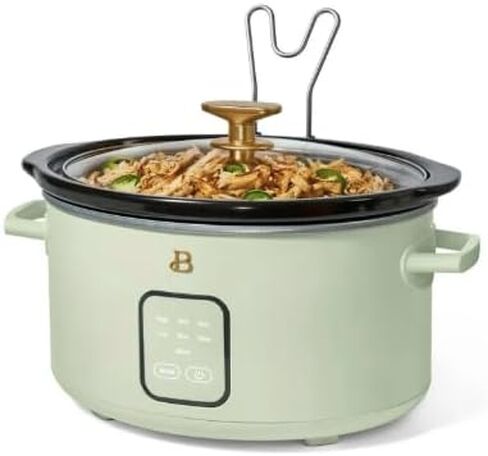طباخ 4QT البطيء الجميل مع شاشة تم تنشيطها اللمس ، بقلم درو باريمور (أسود) in Kuwait