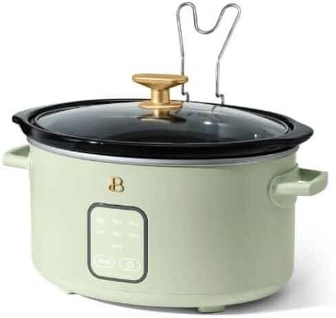 طباخ 4QT البطيء الجميل مع شاشة تم تنشيطها اللمس ، بقلم درو باريمور (أسود) in Kuwait