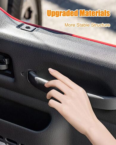 Interior Door Handle Compatible with Jeep Wrangler (TJ) Unlimited 1997 1998 1999 2000 2001 2002 2003 2004 2005 2006, Inner Door Handle Pull Grab Replace 5ES43DX9 in Saudi Arabia