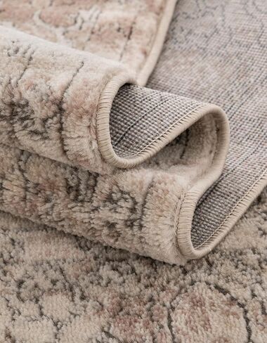 Unique Loom Portland Collection Area Rug - Canby (5' 3" Octagon Ivory/Beige) in Saudi Arabia