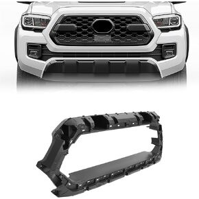 KUAFU Front Upper Grille Bracket Compatible with 2016-2022 Toyota Tacoma Plastic(ABS) Outer Frame Holder Shell Black in Kuwait