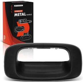 A-Premium Tailgate Handle Bezel w/Upgraded Metal Clip - Compatible with 99-07 Chevrolet & GMC - Silverado 1500 2500 3500 Classic HD Sierra - Textured Black, Replace# 15228539, 15046512 in Kuwait