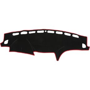 Dash Cover Compatible for Subaru Forester 2009-2013, Non-Slip Polyester Black Blue Center Console Dashboard Cover Pad Carpet in Saudi Arabia