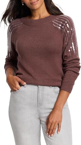 NIC+ZOE Women's Subtle Shine Sweater in Saudi Arabia