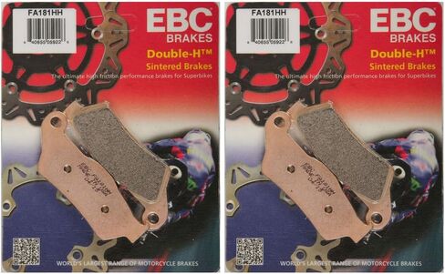 EBC Double-H Sintered Metal Brake Pads FA181HH (2 Packs - Enough 2 Rotors) in Saudi Arabia