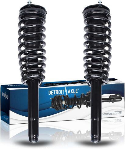 Detroit Axle - Front Struts for V6 2010-2012 Ford Fusion Mercury Milan 2010 2011 Lincoln MKZ Complete 2 Struts with Coil Spring Replacement Quick Install Ready Struts Shocks Assembly in Saudi Arabia
