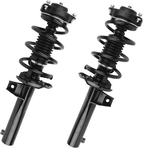 KUSATEC Front Pair Complete Struts Shock Absorber fit for Volkswagen Beetle 2012-2019/Eos 2007-2011/Golf 2010-2014/Jetta 2005-2018, 172311 Left/Right Struts with Coil Spring Assemblies in Saudi Arabia
