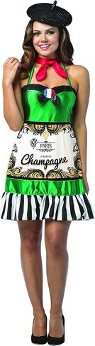 Rasta Imposta Champagne Dress Halloween Costume, Women One Size Medium in Saudi Arabia