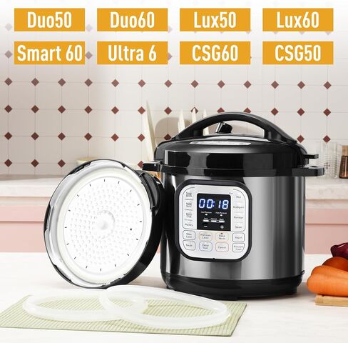 حلقة ختم السيليكون لختم طعون ضغط طاقة 8QT باستبدال حشية السيليكون ل 8 قطع استبدال متوافقة مع Instapot لـ DUO80 و LUX80 و SMART-80 و CSG80 والمزيد in Saudi Arabia
